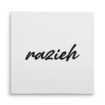 تابلو شاسی مربعی طرح  راضیه (razieh)