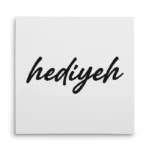 تابلو شاسی مربعی طرح  هدیه (hediyeh)