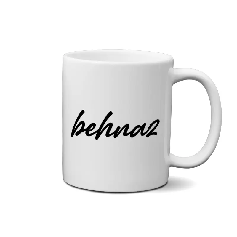 (11549) 2 ماگ طرح بهناز (behnaz) - تصویر 1