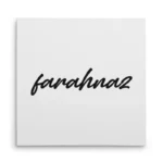 تابلو شاسی مربعی طرح  فرحناز (farahnaz)