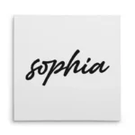 تابلو شاسی مربعی طرح  سوفیا (sophia)