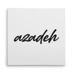 تابلو شاسی مربعی طرح  آزاده (azadeh)
