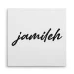 تابلو شاسی مربعی طرح  جمیله (jamileh)