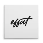 تابلو شاسی مربعی طرح  عفت (effat)