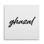 تابلو شاسی مربعی طرح  غزال (ghazal)