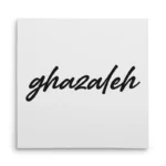 تابلو شاسی مربعی طرح  غزاله (ghazaleh)