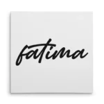 تابلو شاسی مربعی طرح  فاطیما (fatima)
