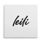 تابلو شاسی مربعی طرح  لیلی (leili)