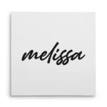 تابلو شاسی مربعی طرح  ملیسا (melissa)
