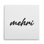تابلو شاسی مربعی طرح  مهری (mehri)