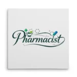 تابلو شاسی مربعی طرح  داروساز