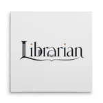 تابلو شاسی مربعی طرح  کتابدار