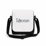کیف دوشی پاسپورتی مردانه طرح  کتابدار
