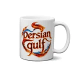 ماگ طرح لوگوتایپ خلیج فارس