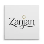 تابلو شاسی مربعی طرح لوگوتایپ زنجان