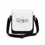 کیف دوشی پاسپورتی مردانه طرح لوگوتایپ زنجان
