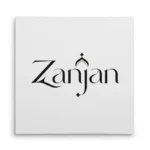تابلو شاسی مربعی طرح لوگوتایپ زنجان