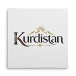تابلو شاسی مربعی طرح لوگوتایپ کردستان