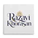 تابلو شاسی مربعی طرح لوگوتایپ خراسان رضوی