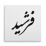 تابلو شاسی مربعی طرح فرشید