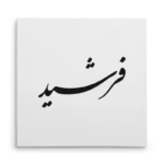 تابلو شاسی مربعی طرح فرشید