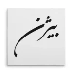 تابلو شاسی مربعی طرح بیژن
