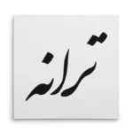 تابلو شاسی مربعی طرح ترانه