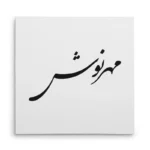 تابلو شاسی مربعی طرح مهرنوش