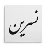 تابلو شاسی مربعی طرح نسرین