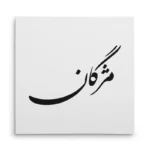 تابلو شاسی مربعی طرح مژگان