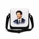 کیف دوشی پاسپورتی مردانه طرح نقاشی شهاب حسینی