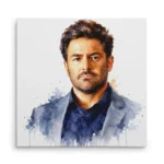 تابلو شاسی مربعی طرح نقاشی محمد رضا گلزار