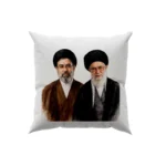 کوسن طرح نقاشی شهید سید علی خامنه ای و سید مجتبی خامنه ای