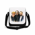 کیف دوشی پاسپورتی مردانه طرح نقاشی اصغر فرهادی,مسعود کیمیایی و داریوش مهرجویی