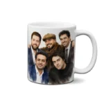 ماگ طرح نقاشی رضا گلزار , شهاب حسینی , بهرام رادان , مصطفی زمانی و جواد عزتی