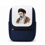 کیف کوله پشتی طرح نقاشی سید مجتبی خامنه ای