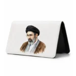 کیف پول مخمل زنانه طرح نقاشی سید مجتبی خامنه ای