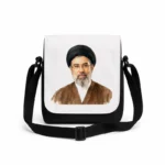 کیف دوشی پاسپورتی مردانه طرح نقاشی سید مجتبی خامنه ای