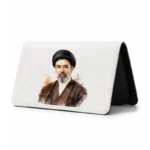 کیف پول مخمل زنانه طرح نقاشی سید مجتبی خامنه ای