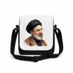 کیف دوشی پاسپورتی مردانه طرح نقاشی سید مجتبی خامنه ای