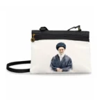کیف زنانه دوشی طرح نقاشی شهید سید علی خامنه ای