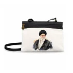 کیف زنانه دوشی طرح نقاشی شهید سید علی خامنه ای