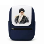 کیف کوله پشتی طرح نقاشی شهید سید علی خامنه ای