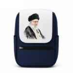 کیف کوله پشتی طرح نقاشی شهید سید علی خامنه ای