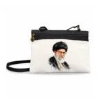 کیف زنانه دوشی طرح نقاشی شهید سید علی خامنه ای