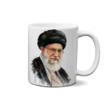 ماگ طرح نقاشی شهید سید علی خامنه ای