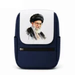 کیف کوله پشتی طرح نقاشی شهید سید علی خامنه ای