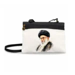 کیف زنانه دوشی طرح نقاشی شهید سید علی خامنه ای