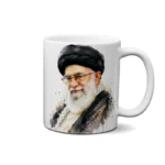 ماگ طرح نقاشی شهید سید علی خامنه ای