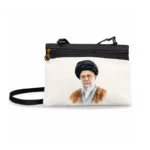 کیف زنانه دوشی طرح نقاشی شهید سید علی خامنه ای